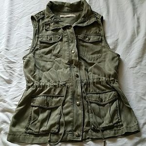 Max jeans army green vest